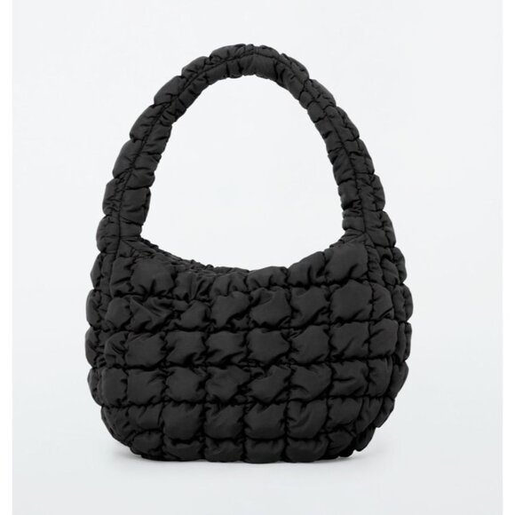 COS Quilted Mini Bag in Black - Picture 1 of 8